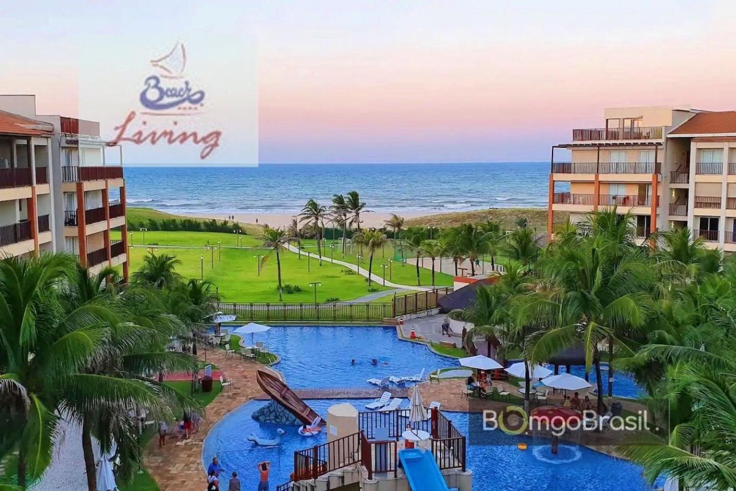 Beach Living, Frente Mar, Vizinho Ao B Park Aquiraz Dış mekan fotoğraf